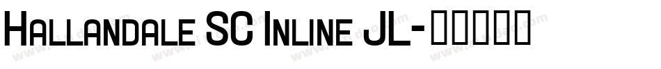 Hallandale SC Inline JL字体转换